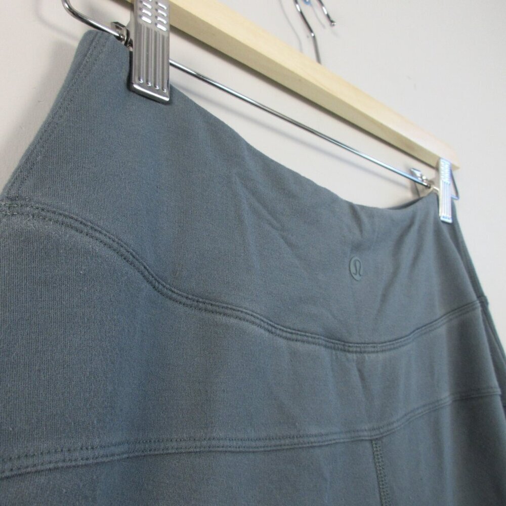 Lululemon Blissed Out Culottes 21" Women 6 Grey Wide Leg Cropped Travel Work 472 - Picture 5 of 15
